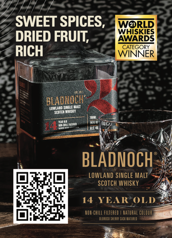 Bladnoch Brand Card (14 yr old) (3"x4.25")